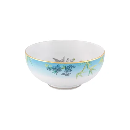 Zdjęcie Porcelanowa miska na zupę Rêveries z przedstawieniem roślin i ptaków - Vista Alegre