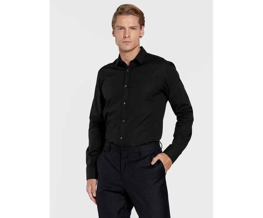 obrazek 1 Hugo Koszula Elisha02 50479396 Czarny Slim Fit HUGO