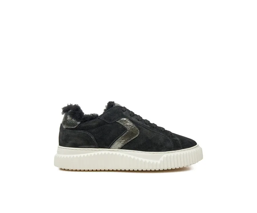 obrazek 1 Voile Blanche Sneakersy Lipari Fur 0012017113.09.0A01 Czarny