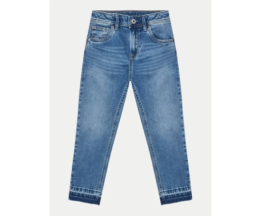 obrazek 1 Pepe Jeans Jeansy Tapered Jeans Hw Jr PG201678 Niebieski Regular Fit