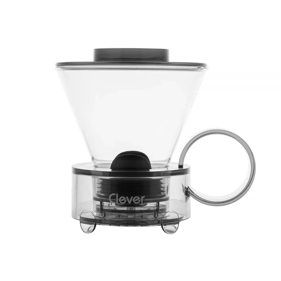 obrazek 1 Clever Dripper zaparzacz szklany przeźroczysty szary CLEVER