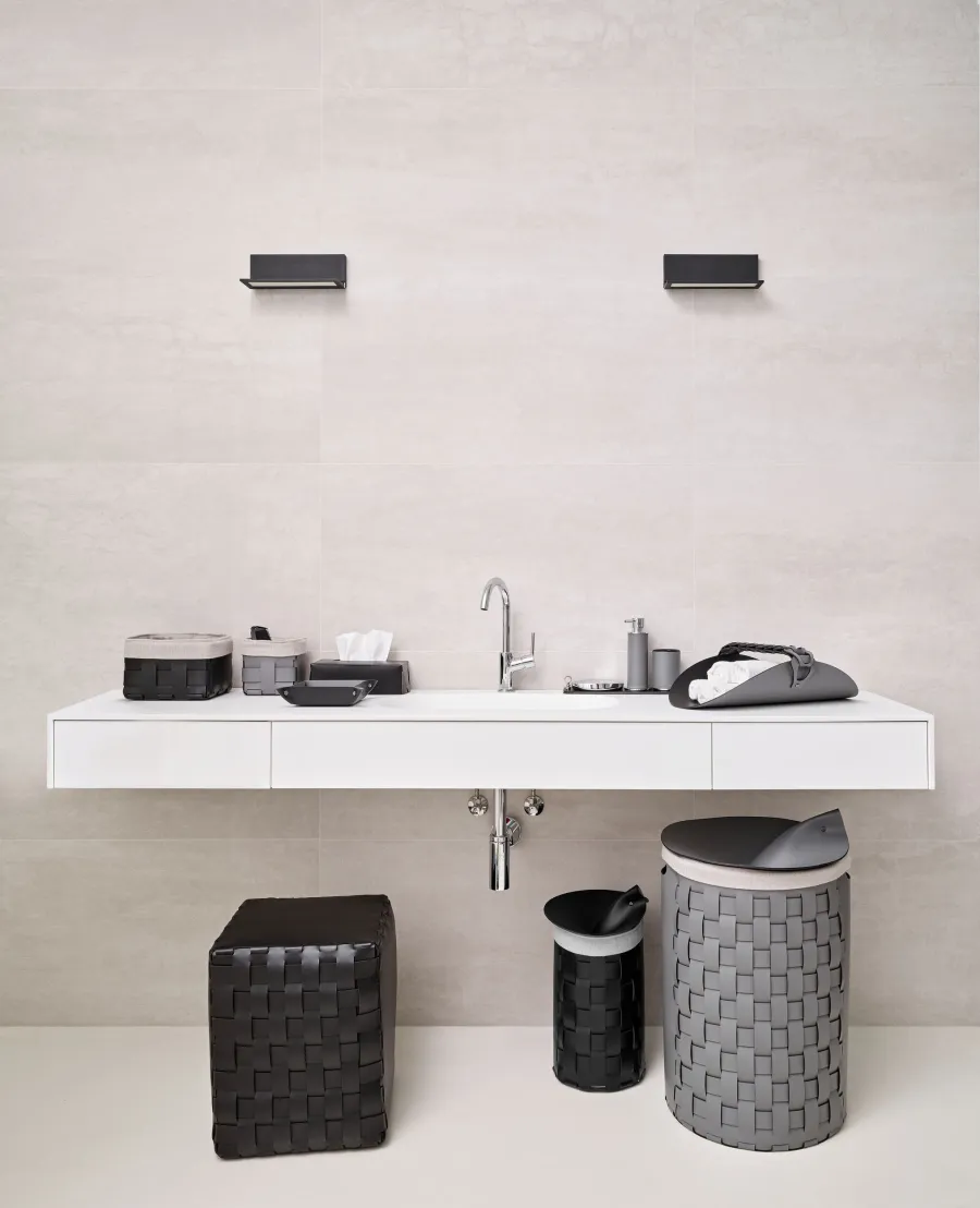 obrazek 3 Stylowa torba tekstylna 12x12xH13 cm