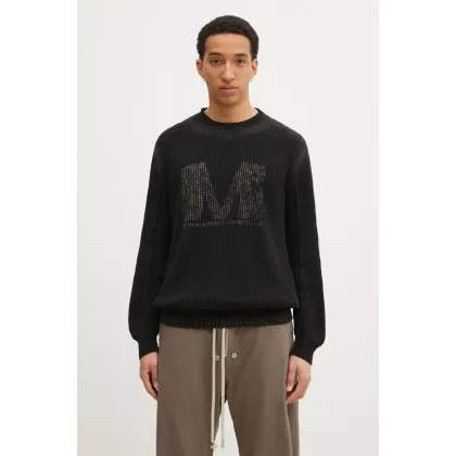 Zdjęcie MM6 Maison Margiela sweter bawełniany męski kolor czarny SH0HL0024