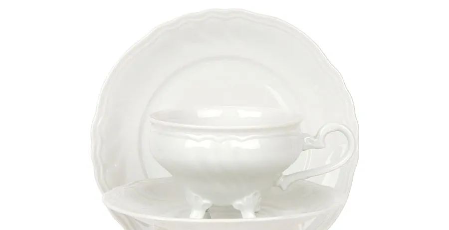 obrazek 1 Filiżanka z porcelany w kolorze białym