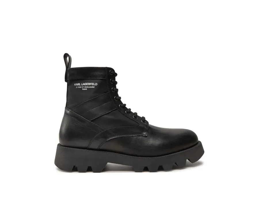 obrazek 1 KARL LAGERFELD Trzewiki KL11164 Czarny