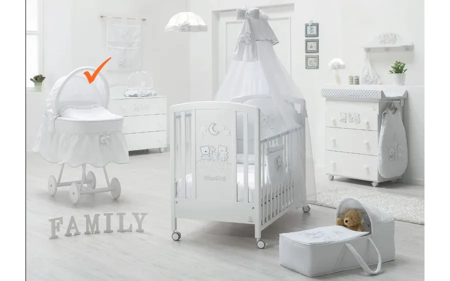 obrazek 1 Śliczna kołyska niemowlęca - Italbaby