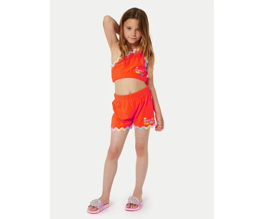 obrazek 1 Billieblush Szorty materiałowe U20113 Koralowy Regular Fit