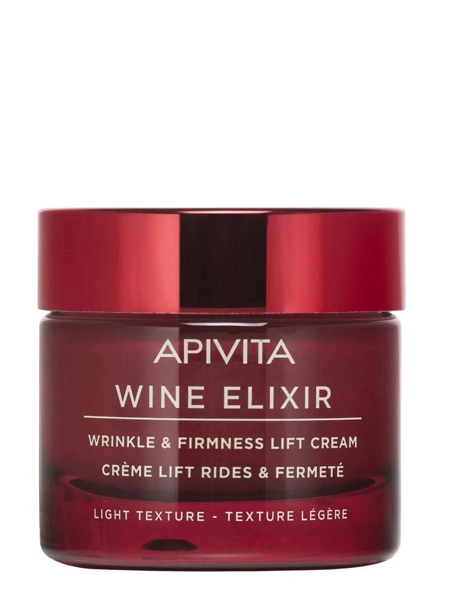 obrazek 1 Apivita Wine Elixir Ujędrniająco-Liftingujący Lekki Krem Przeciwzmarszczkowy 50 ml