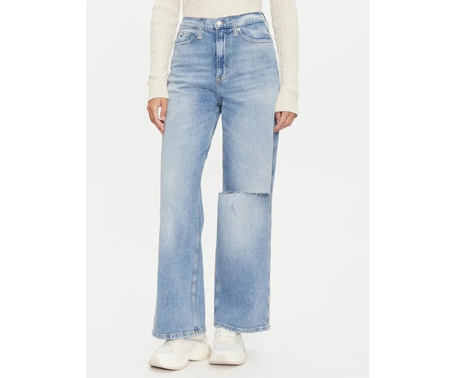 obrazek 1 Tommy Jeans Jeansy Claire DW0DW19608 Niebieski Wide Leg