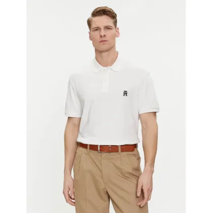 Zdjęcie Tommy Hilfiger Polo Interlock MW0MW34783 Biały Regular Fit
