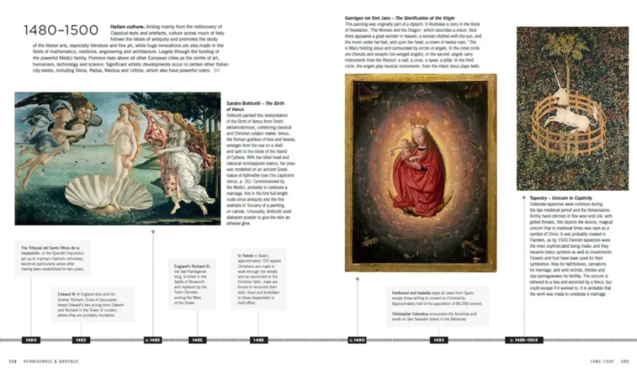 obrazek 3 Chronologia sztuki Oś czasu kultury zachodniej od prehistorii do teraźniejszości - Thames & Hudson