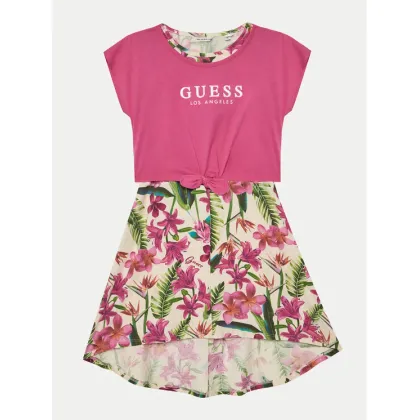 Zdjęcie Guess Sukienka codzienna J5GK13 K6YW4 Różowy Regular Fit