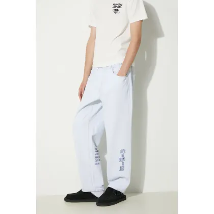 Zdjęcie AAPE jeansy męskie AAPJNMA681XAM