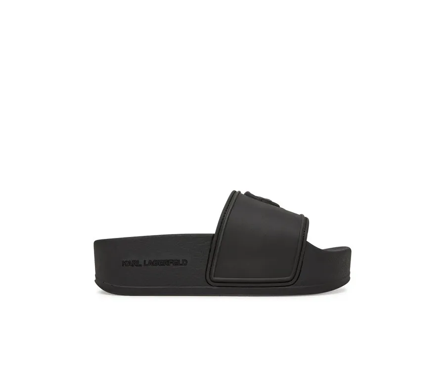 obrazek 1 KARL LAGERFELD Klapki Kondo Maxi KL80819M Czarny