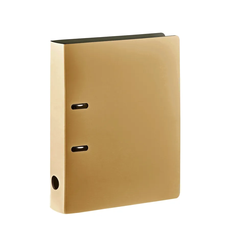 obrazek 1 Skórzany segregator na dokumenty w kolorze musztardowym