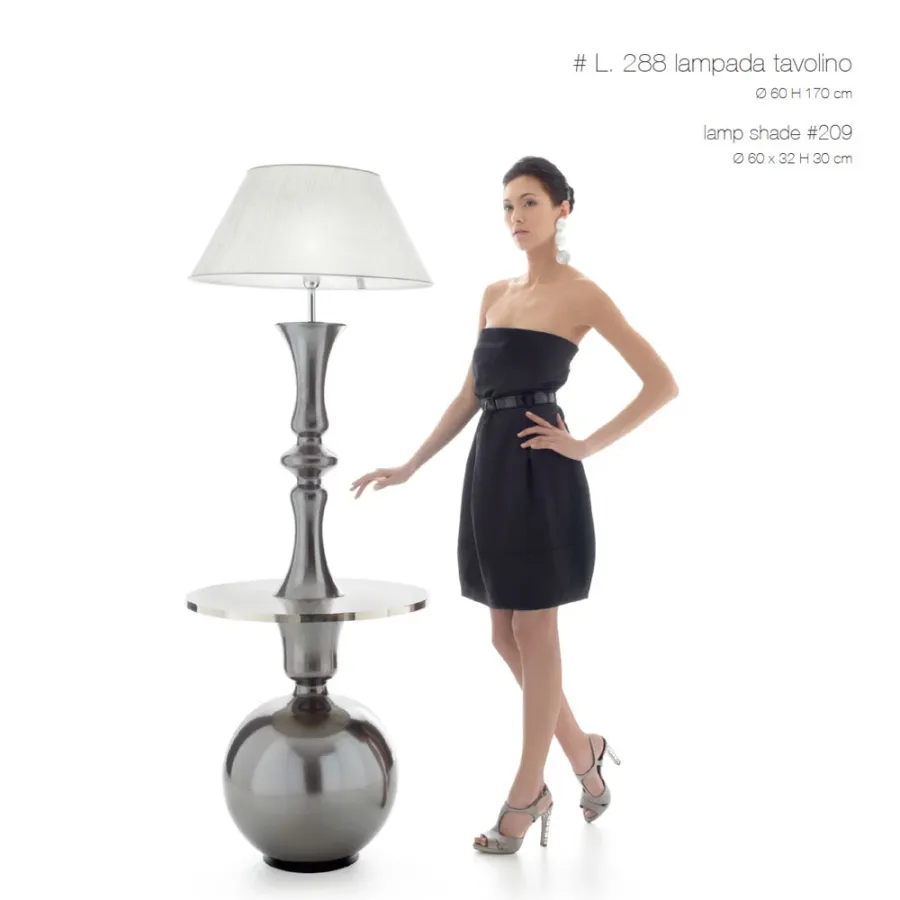 obrazek 1 Wyjątkowa lampa ze stolikiem 170cm