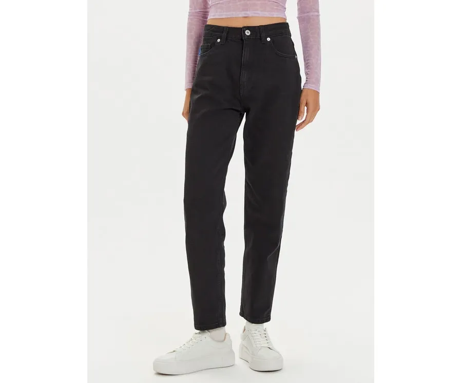 obrazek 1 Hugo Jeansy Noe_B 50520595 Czarny Boyfriend Fit HUGO