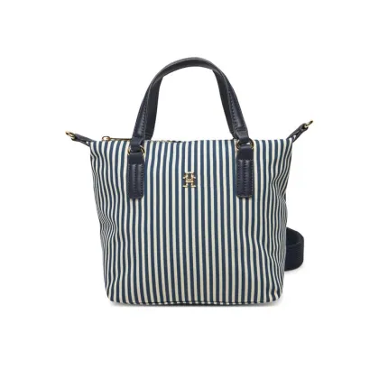 Zdjęcie Tommy Hilfiger Torebka Poppy Summer Small Tote AW0AW17202 Granatowy