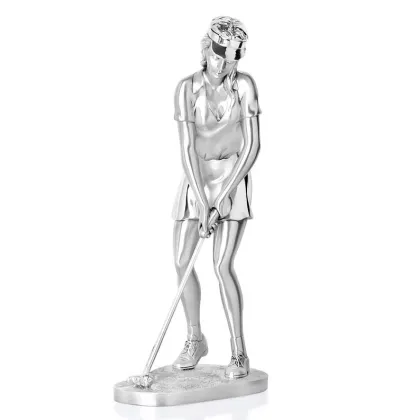 Zdjęcie Dekoracyjna statuetka golfistki - Linea Argenti