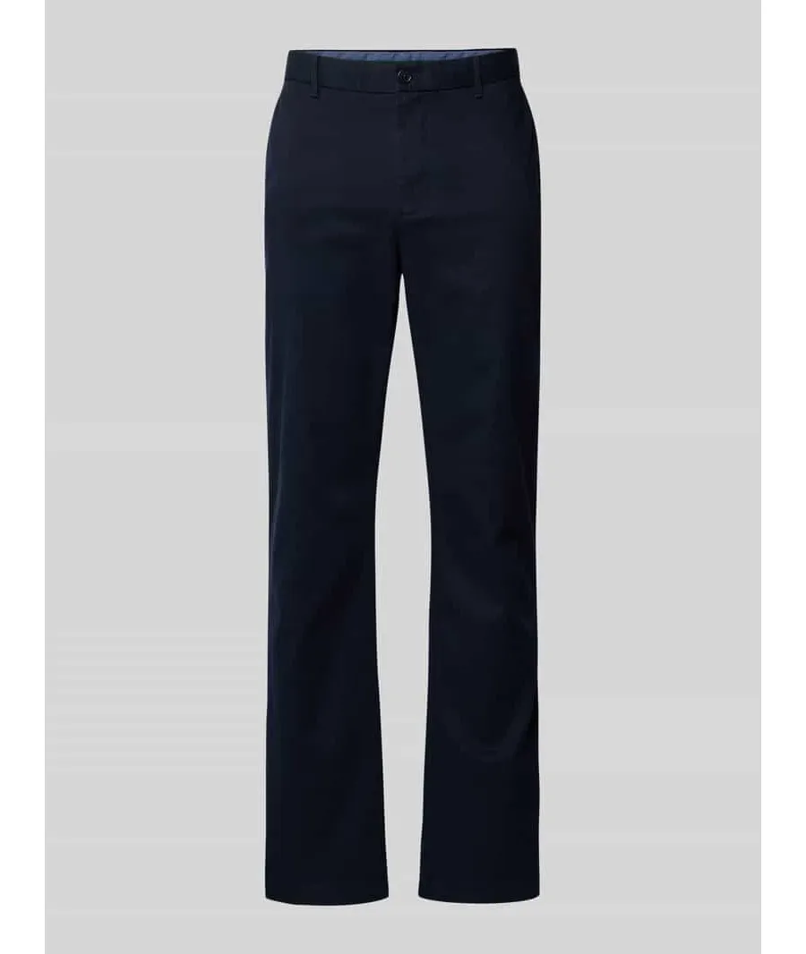 obrazek 1 Chinosy o kroju regular fit ze szlufkami na pasek model ‘MERCER 1985’