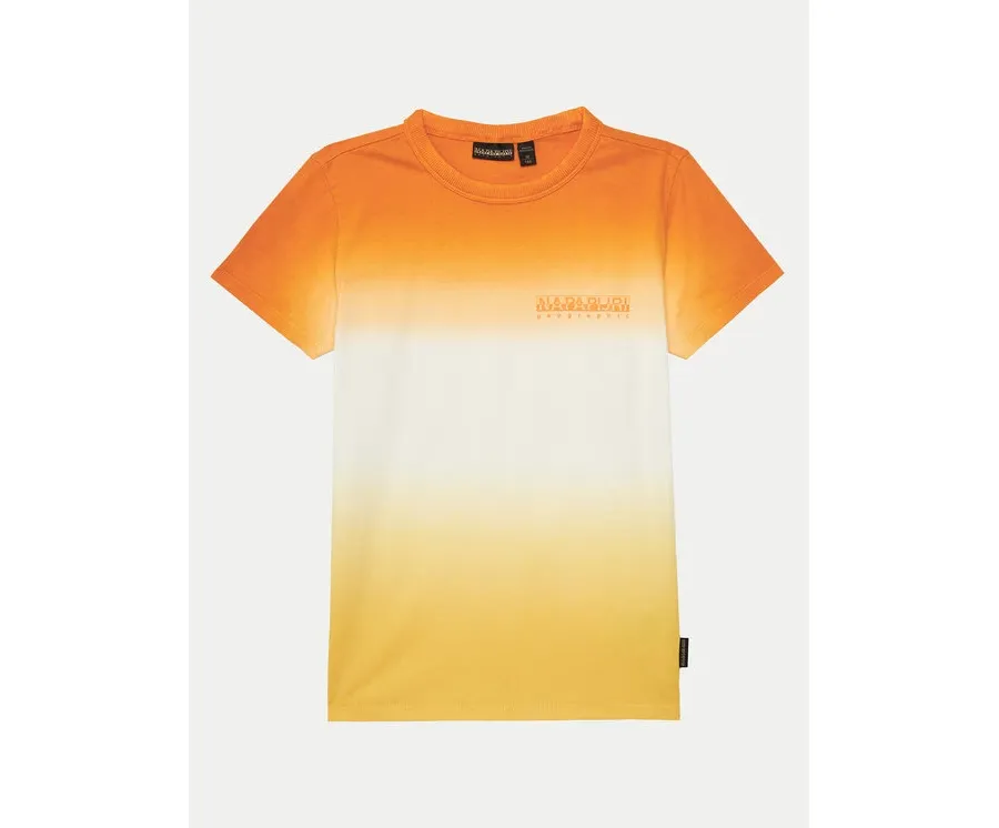 obrazek 1 Napapijri T-Shirt S-Merse NP0A4ILFA701 S Pomarańczowy Regular Fit