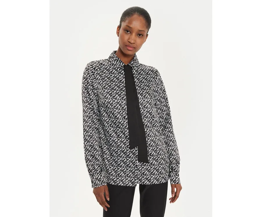 obrazek 1 Fracomina Koszula FR24WT6014W470K1 Czarny Regular Fit