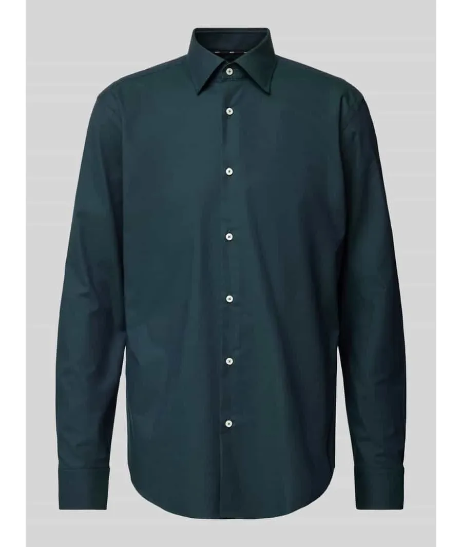 obrazek 1 Koszula biznesowa o kroju regular fit z kołnierzykiem typu kent model ‘Joe’