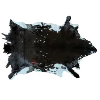 Picture An unusual goatskin rug for the home - 150x72 cm