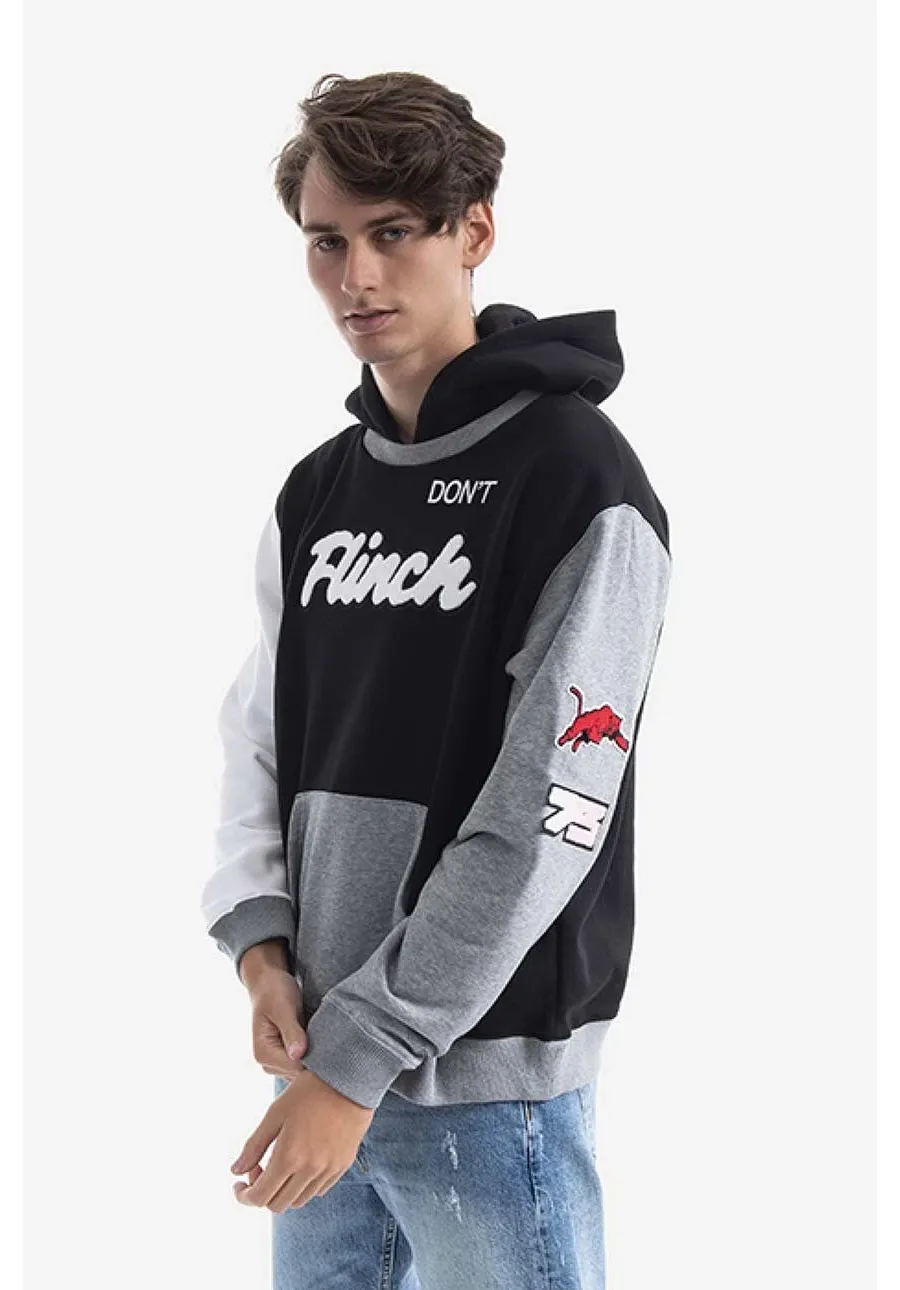 obrazek 1 Puma bluza Combine Hoodie męska kolor czarny z kapturem z nadrukiem 532102.03-CZARNY