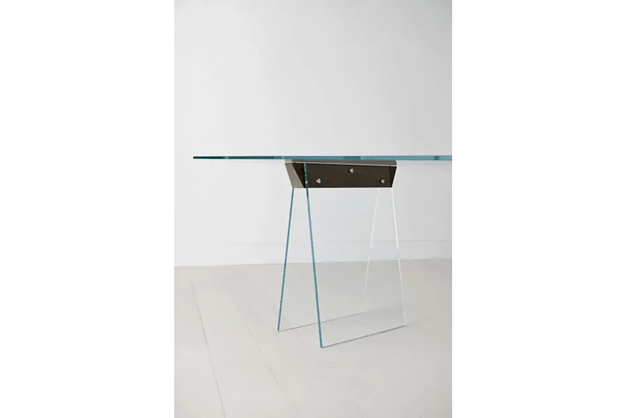 obrazek 7 Włoski stół wykonany ze szkła typu extraclear - Tonelli Design