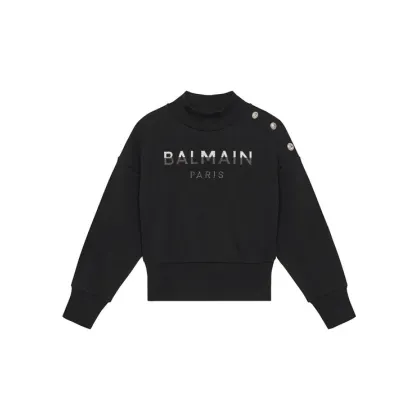 Zdjęcie Balmain Bluza BV4A90-Z0081 Czarny Regular Fit