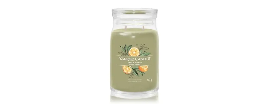 obrazek 1 Yankee Candle Sage & Citrus Świeca zapachowa 567 g