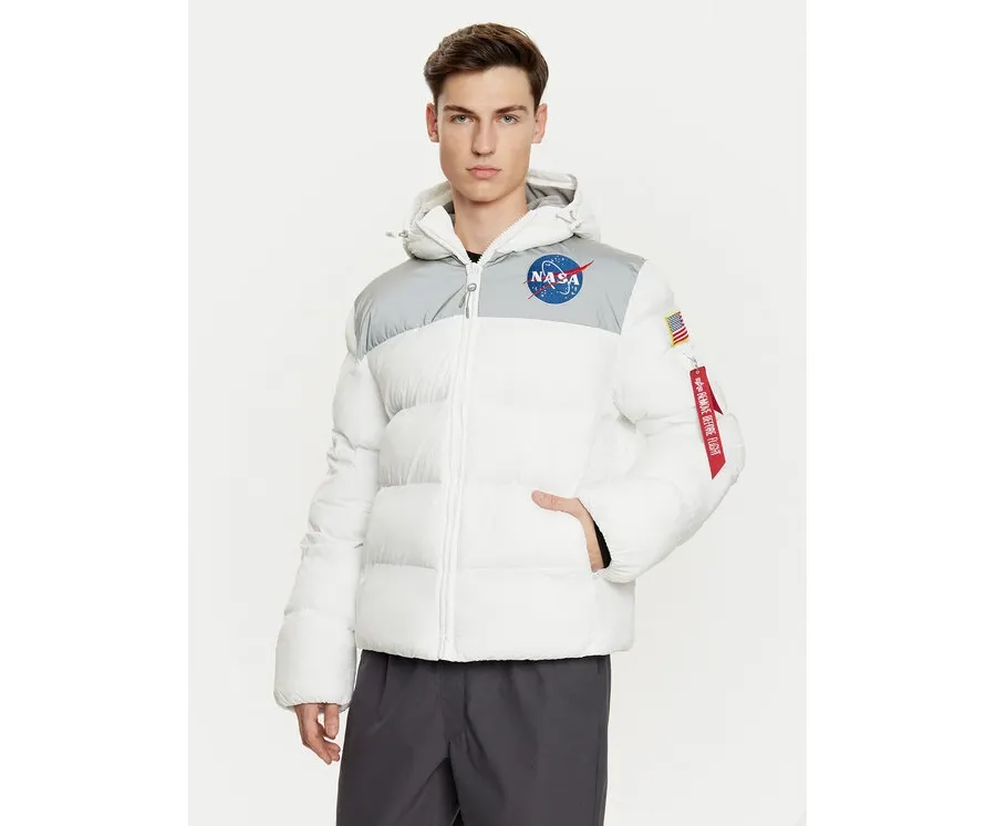 obrazek 1 Alpha Industries Kurtka zimowa 148135 Biały Regular Fit