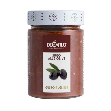 Zdjęcie Włoski sos do makaronu z pomidorów i oliwek 300g