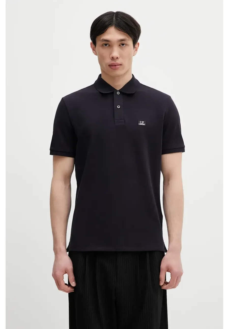 obrazek 1 C.P. Company polo męski kolor granatowy gładki 18CMPL065A005263W