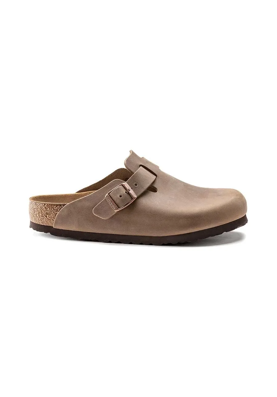 obrazek 1 Birkenstock klapki nubukowe Boston kolor brązowy 960813