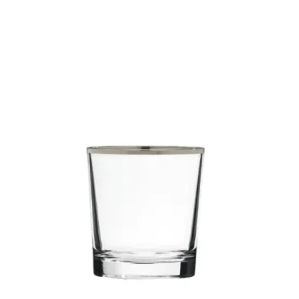 Zdjęcie Luksusowy Tumbler do whisky - Prawdziwa Platyna