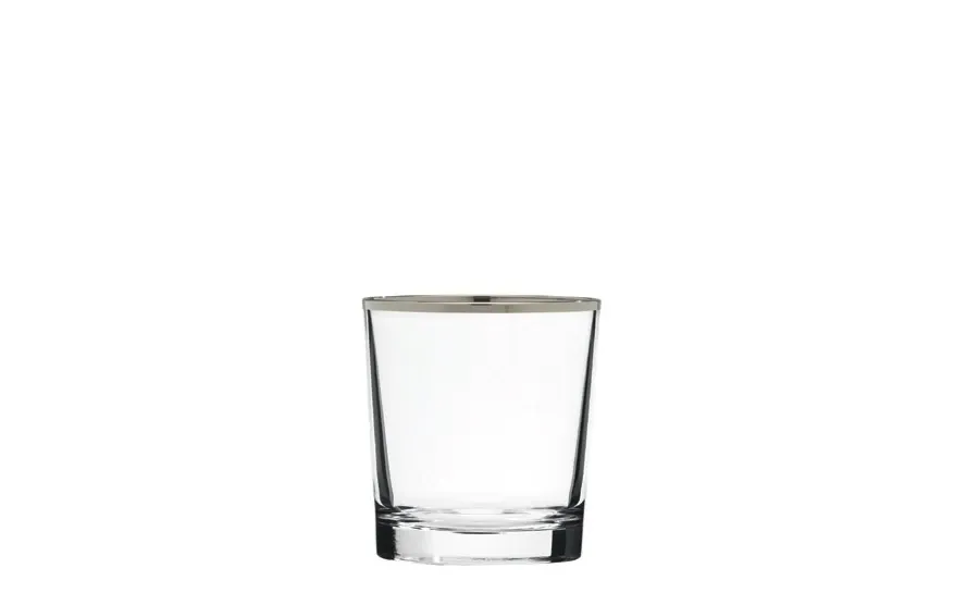 obrazek 1 Luksusowy Tumbler do whisky - Prawdziwa Platyna