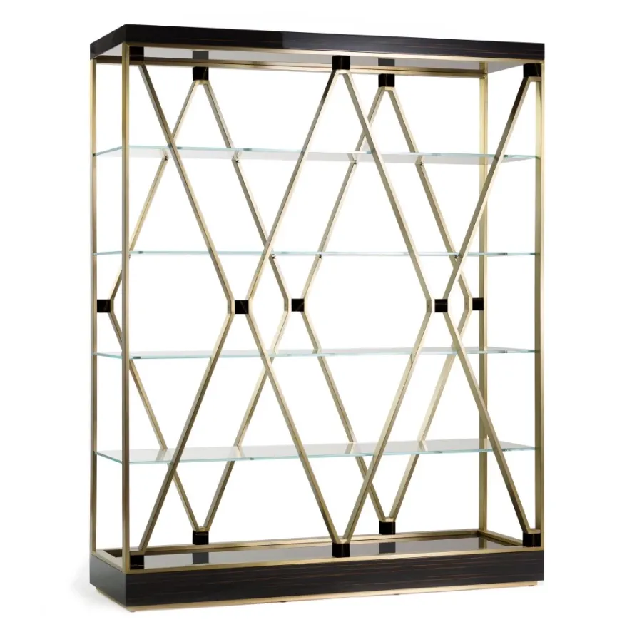 obrazek 3 Duży regał z metalu z drewnianą podstawą  H.200xL.161xP.45 cm