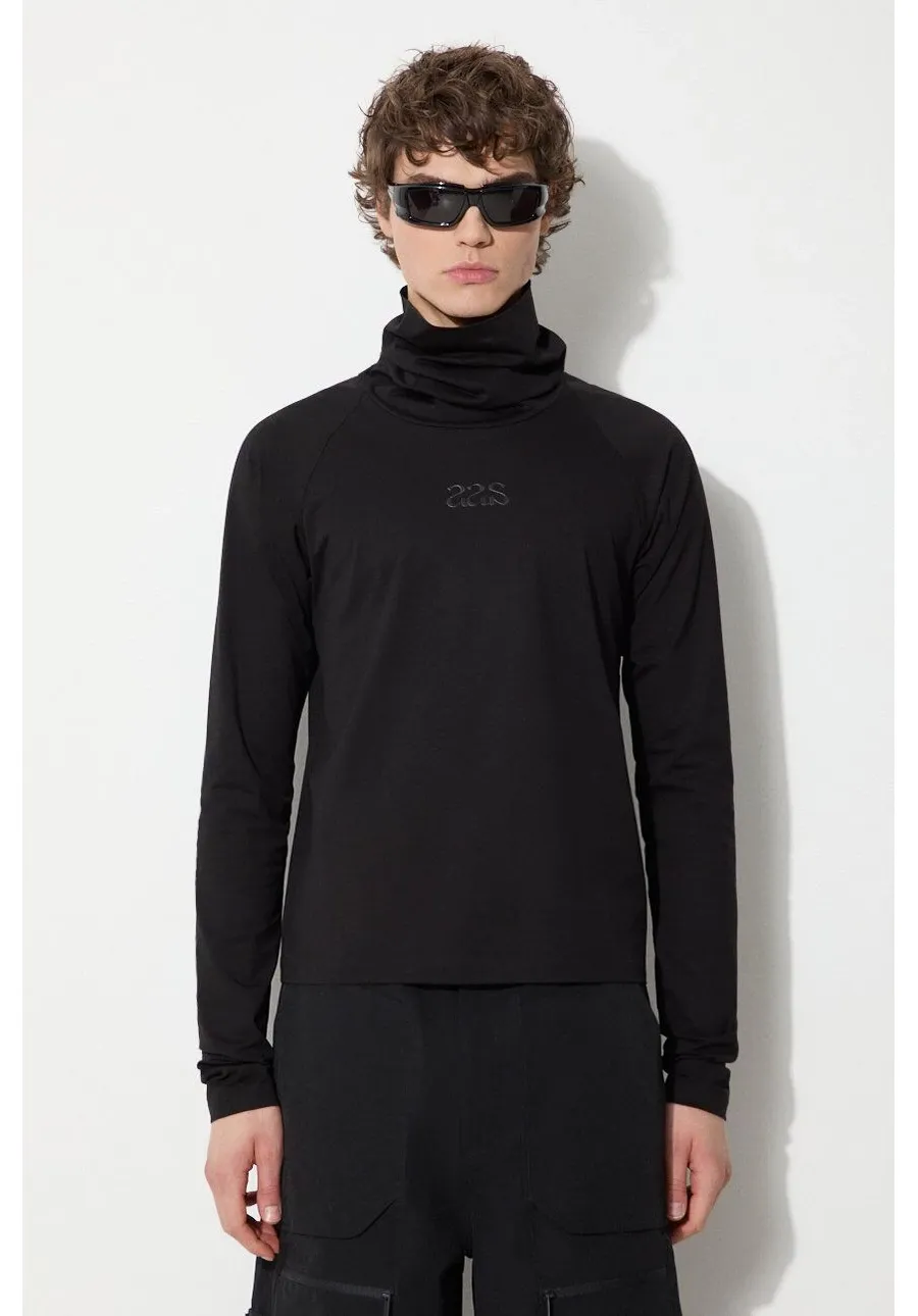 obrazek 1 A.A. Spectrum longsleeve Arlington męski kolor czarny gładki 81241216