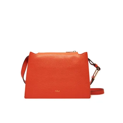 Zdjęcie Furla Torebka Nuvola S Crossbody WB01275-BX2045-O6000-1007 Czarny WB01275 HSF000 CN KP000 Pomarańczowy