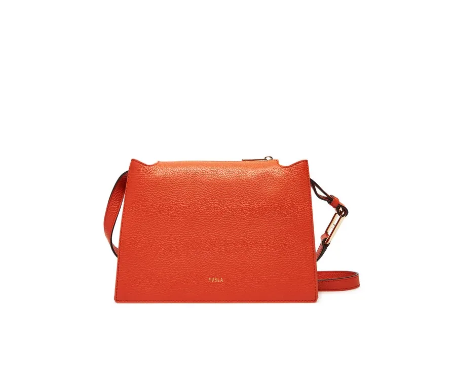 obrazek 1 Furla Torebka Nuvola S Crossbody WB01275-BX2045-O6000-1007 Czarny WB01275 HSF000 CN KP000 Pomarańczowy