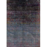 Picture Colorful silk carpet hand-woven from India - Jordan