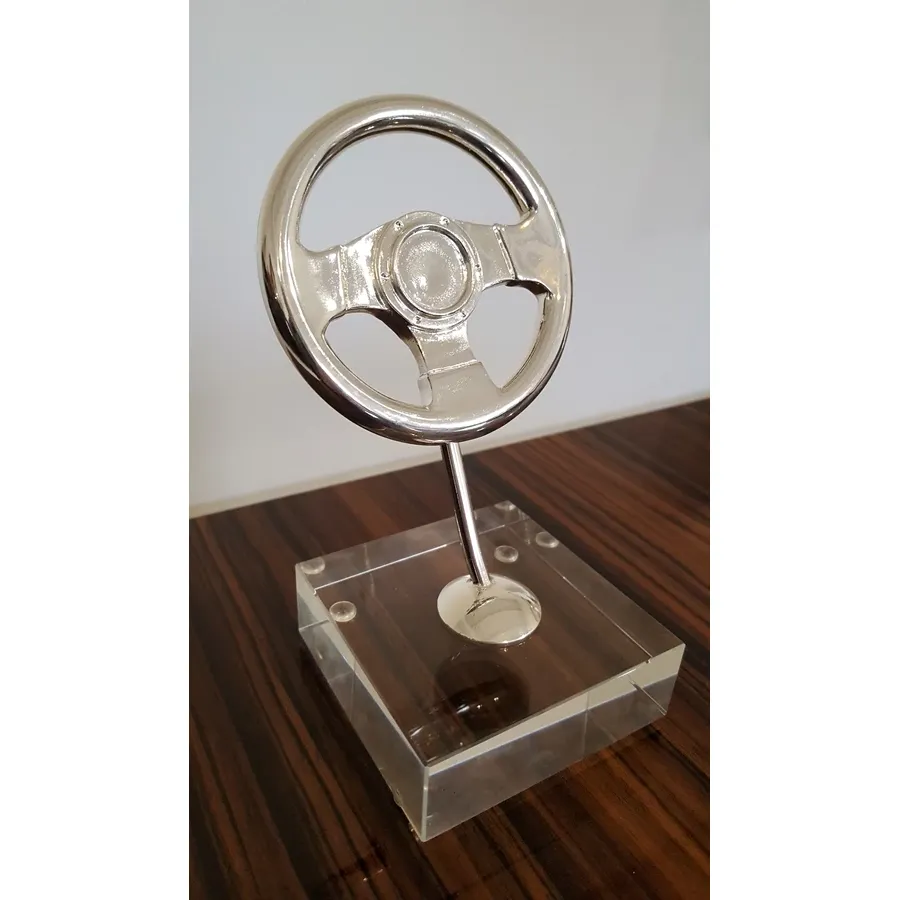 picture 3 Silver-plated figurine with a steering wheel - Astra Argenti