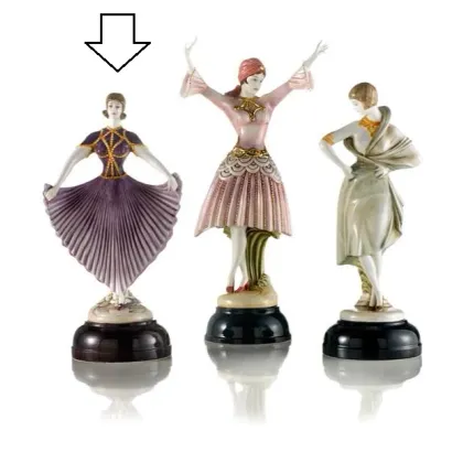 Zdjęcie Ozdobna figurka baleriny wykonana z ceramiki - Ceramiche ML