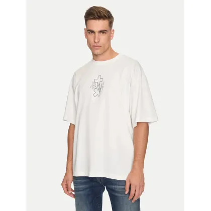 Zdjęcie Replay T-Shirt MMG350.000.23454 Biały Oversize REPLAY