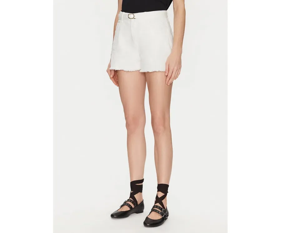 obrazek 1 TWINSET Szorty jeansowe 251TP2593 Écru Loose Fit