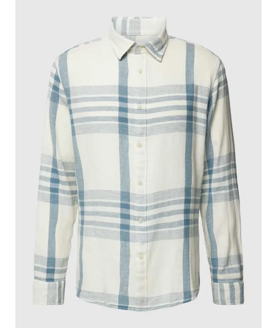 obrazek 1 Koszula casualowa o kroju relaxed fit z kołnierzykiem typu kent