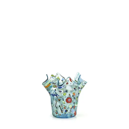 Zdjęcie Stylowy mały wazon z weneckiego szkła (11 cm)