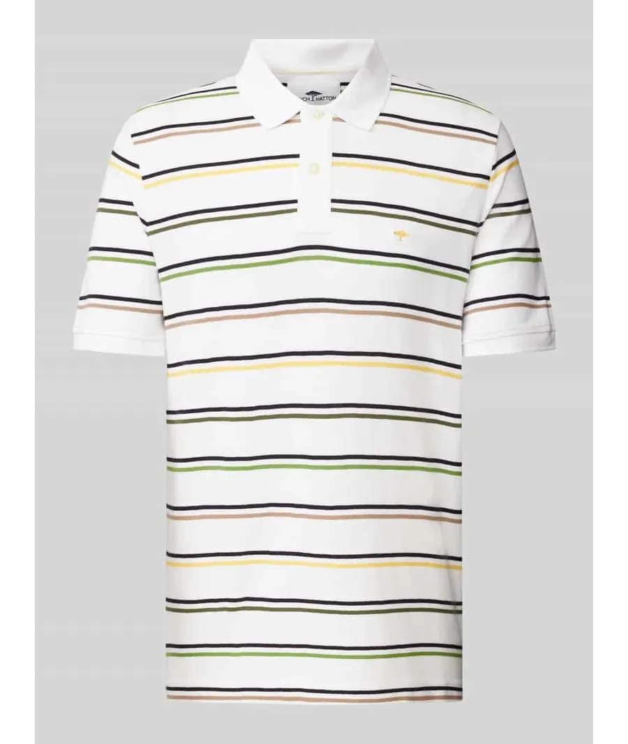 obrazek 1 Koszulka polo o kroju regular fit ze wzorem w paski